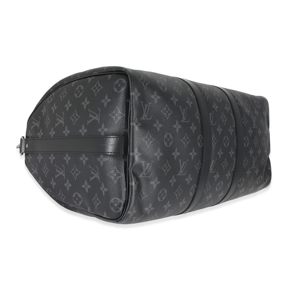 Louis Vuitton Monogram Eclipse Keepall Bandoulier… - image 6